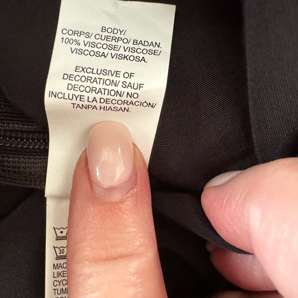 NWT Lucky Brand Black Viscose Jumpsuit - Picture 8 of 8